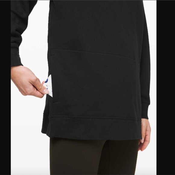 RARE Lululemon Perfectly Oversized Hoodie Black (First Release) EUC size large - Picture 5 of 11